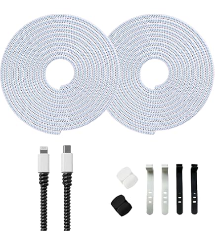 Amazon.co.jp: VORCOOL ケーブルプロテクター ケーブル保護スリーブ